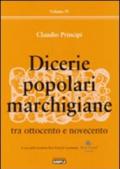 Dicerie popolari marchigiane. 4.Tra Ottocento e Novecento