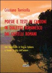 Poesie e testi di canzoni in dialetto romanesco dai Castelli romani