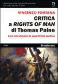 Critica a «Rights of man» di Thomas Paine