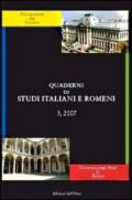 Quaderni di studi italiani e romeni (2007). 3.