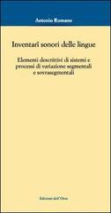 Inventari sonori delle lingue. Elementi descrittivi di sistemi e processi di variazione segmentali e sovrasegmentali