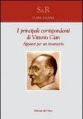 I principali corrispondenti di Vittorio Cian. Appunti per un inventario