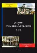 Quaderni di studi italiani e romeni (2010). Ediz. multilingue. 5.
