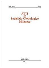 Atti del sodalizio glottologico milanese (2009). 4.