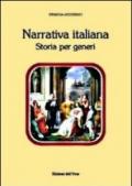 Narrativa italiana. Storia per generi