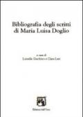 Bibliografia degli scritti di Maria Luisa Doglio