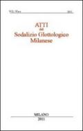 Atti del sodalizio glottologico milanese (2011): 6