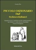 Piccolo dizionario DaF (tedesco-italiano). Terminologia e definizioni per l'insegnamento del tedesco come lingua straniera