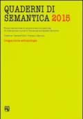 Quaderni di semantica (2015)