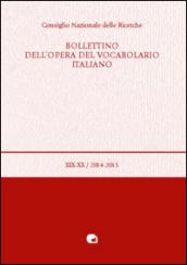 Bollettino dell'opera del vocabolario italiano vol. 19-20