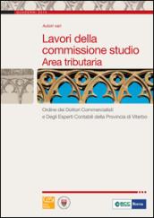 Lavori della commissione studio area tributaria