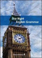 The right english grammar