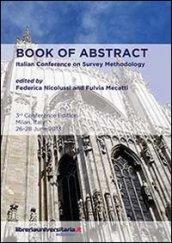 Book of abstract. Italian conference on survey methodology