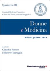 Donne e medicina. Amore, genere, cura