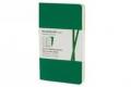 Emerald green, ruled volant notebooks L