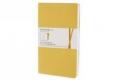 Golden yellow, plain volant notebooks L. Pagine bianche