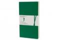 Emerald green, plain volant notebooks L