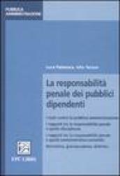 La responsabilità penale dei pubblici dipendenti