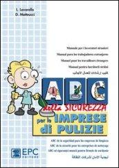 ABC della sicurezza per le imprese di pulizie in cinque lingue. Ediz. multilingue