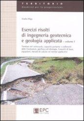 Esercizi risolti di ingegneria geotecnica e geologia applicata. 1.