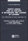 Testo unico per la salute e sicurezza nei luoghi di lavoro