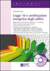 Legge 10 e certificazione energetica degli edifici