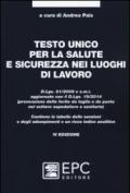 Testo unico per la salute e sicurezza nei luoghi di lavoro