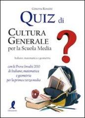 Quiz di cultura generale per la scuola media