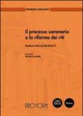 Il processo sommario e la riforma dei riti. Quaderni volterrani del diritto