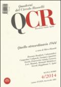 QCR. Quaderni del Circolo Fratelli Rosselli (2014)