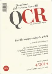 QCR. Quaderni del Circolo Fratelli Rosselli (2014)