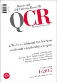 QCR. Quaderni del Circolo Fratelli Rosselli (2015). Vol. 1