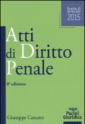 Atti di diritto penale. Esame di avvocato 2015