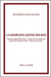 La semplificazione dei riti. Recupero degli aiuti di Stato. Controversie in materia di protezione di dati personali. Controversie agrarie