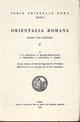 Orientalia romana. Essays and lectures. 2.