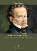 Di tia leggiu lu chiantu. Alcune poesie di Giacomo Leopardi in dialetto siciliano