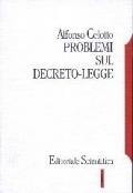 Problemi sul decreto legge