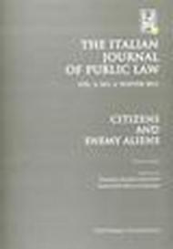 The italian journal of public law. Citizens and enemy aliens