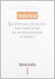 La vittima di reato nel processo di integrazione europea