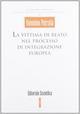 La vittima di reato nel processo di integrazione europea