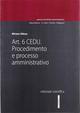 Art. 6 CEDU. Procedimento e processo amministrativo