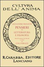 Pensieri di letteratura e filosofia tratti dalle sue prose