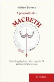 A proposito di Macbeth