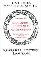 Saggi morali, letterari e autobiografia