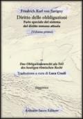 Diritto delle obbligazioni. Parte speciale del sistema del diritto romano attuale. 1.