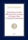 Introduzione al ruolo dell'«ermeneutica veritativa» di Gaspare Mura in Teologia Fondamentale