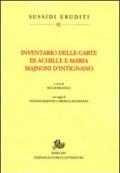 Inventario delle carte di Achille e Maria Majnoni d'Intignano