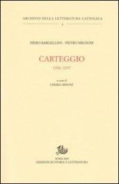 Carteggio. 1930-1937