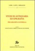Studi di antiquaria ed epigrafia per Ada Rita Gunnella