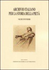 Archivio italiano per la storia della pietà: 21